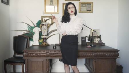 Mistress boss and her cuckold (720p)