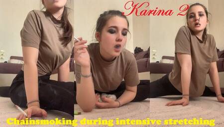 Chainsmoking during intensive stretching