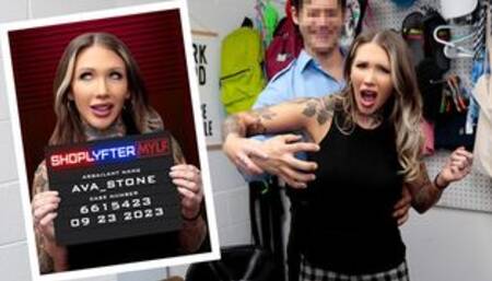 Dirty Cop Strips A Suspected Shoplifter Naked And Conducts A Thorough Cavity Search - ShoplyfterMylf