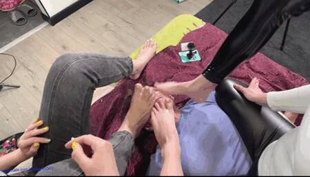 Amazing! BJ15 2-Party We continue to humiliate and torment the fucked up slave [mobil]