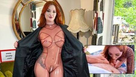 Redhead Latex Doll Zara Du Rose Fucked by JimSlip