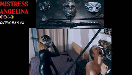 CATWOMAN WHIPPING WORKSHOP (ANGELINA)