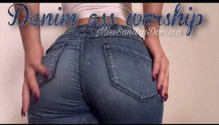 Denim ass worship
