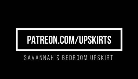 Savannah Bedroom Upskirt