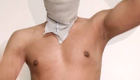 Sexy Indian Gay Masturbation with Holeplay