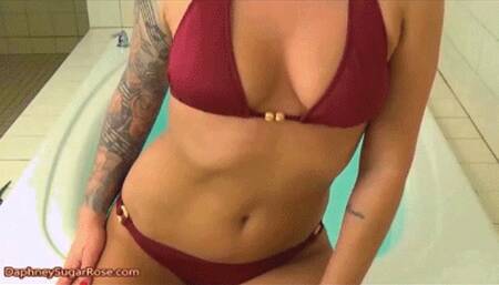 * 854x480p * Bathtub Bikini Destruction -Mp4