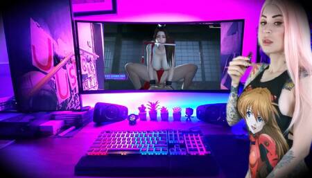 Hyperventilation Aroma anime hucow transformation - AHEGAO , GOON , HORNY