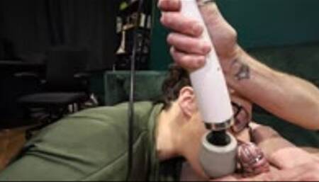 Hubby's Caged Orgasm