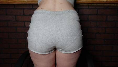 Black Satin Panties Drenched in Cum