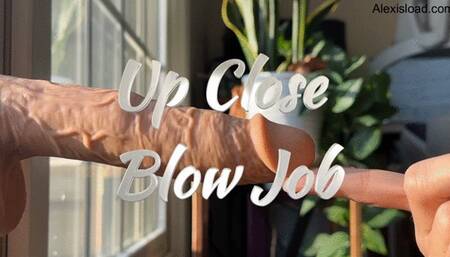 Close Up Dildo Blowjob