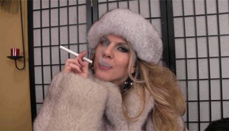 Smoking While Rolling Around In My Furs (MP4 HD)