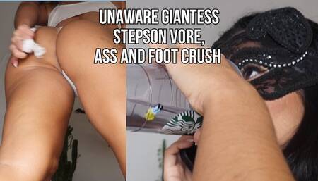 Unaware giantess stepmom crush and vore - Lalo Cortez and Vanessa