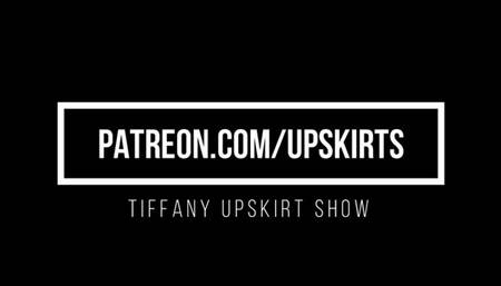 Tiffany Upskirt Show