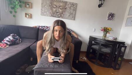 360P VER Stepbro fuck me with his lil dick and was so bored