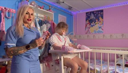 Diaper Dilemma ABDL Part 2 PeePee and Feed