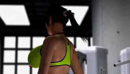 SEXY TRAINER GETS FUCK AT GYM HARD