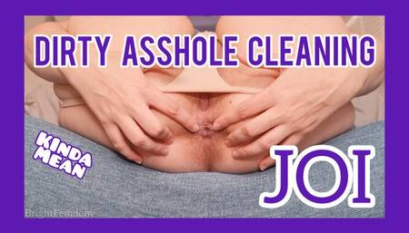 Dirty Asshole Cleaner Humiliating JOI WMV version