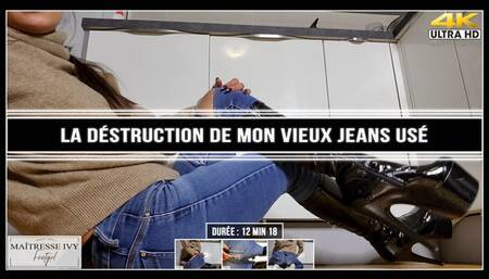 La destruction de mon vieux jeans usé 4K