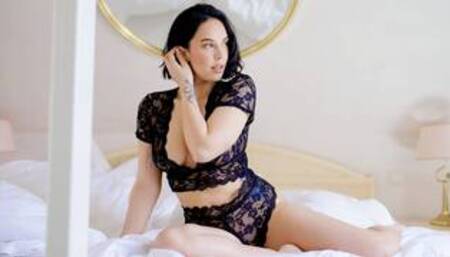 Perfect tits teen model Marisa Ehret shows amazing body and hot tattoo