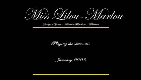 Playing my slaves ass !