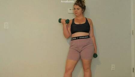 Step-Mom Workout and Sweaty Ass Eating