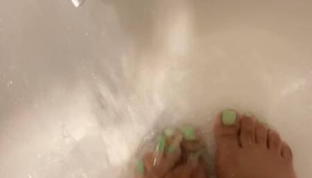Washing my feet