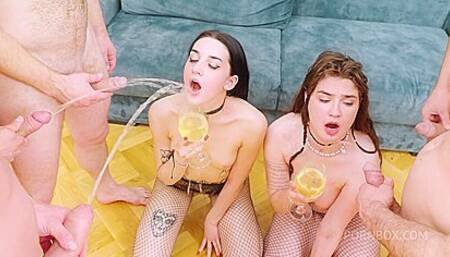 5on2 Wet Mega Gangbang Eva Tender & Ice Di Tap Tp Da P5