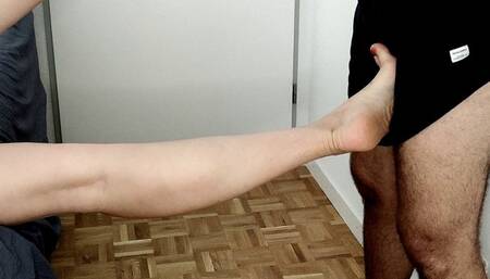 Leg Domination and Footjob to Cum!