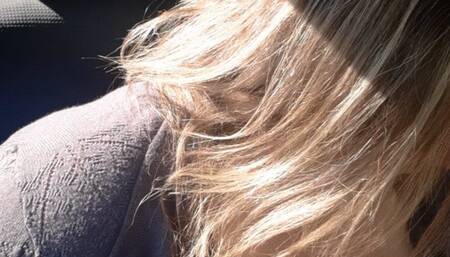 Driving my car to work and smoking