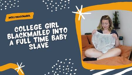 College Girl Cheats On Test & Gets Blackmailed Into Being A Diaper Slave