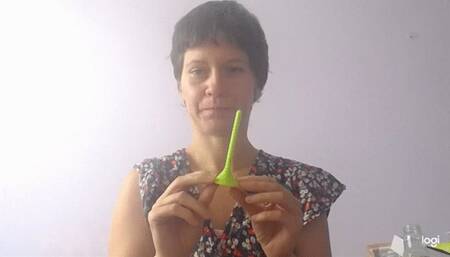 I am putting small dilator in my tight anus mp4