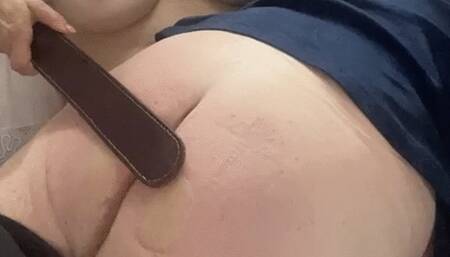 A spanking with the boobies