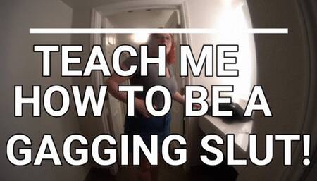 Teach Me How To Deepthroat A Thick Black Dick