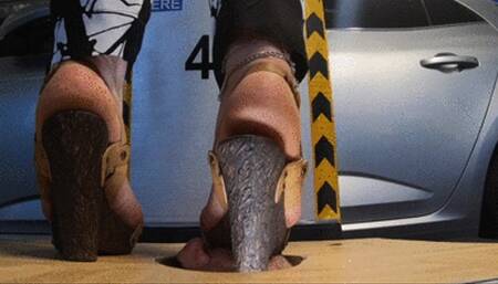 CC - Nightmare , trampled under wedges shoes