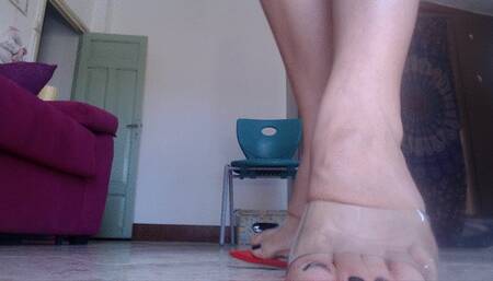 push heel down your balls