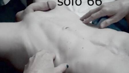 Heteroflexible K solo V66: thin fit muscular hung older twunk ab muscle flexing on exercise ball