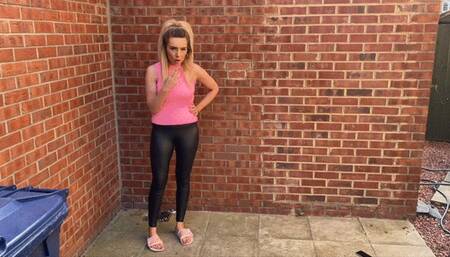 Smoking plus 6 cigarette butts been crushed