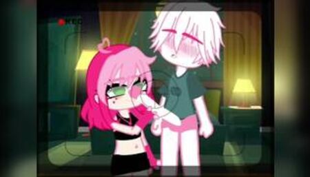 Making a guy cum|GachaClub|pinkhotgirl