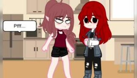 My bff fucks me in my room|Gacha lesbian sex|pinkhotgirl