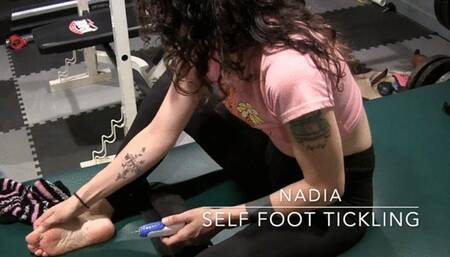 Nadia Self foot tickling Not sure if ill be able to do this!