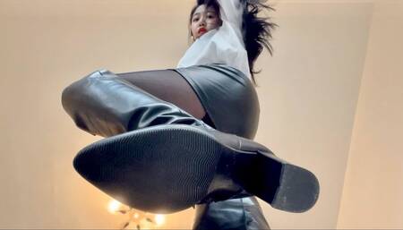 Giantess Aimee Chu Turned You Into A Doormat To Clean Her Shoes Collection_Without YouTube Watermark