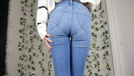 Upclose Double Jeans Wetting