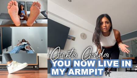 You are going under my armpit - Giantess Enola (4K)