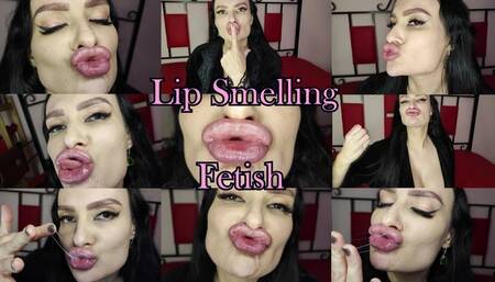 LIp smelling JOI with cum countdown