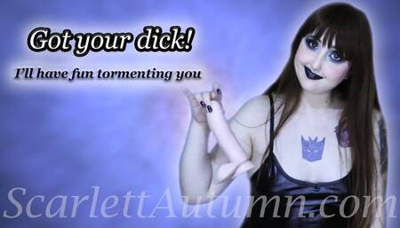 Got your dick! I will enjoy tormenting you - MP4 HD 1080p