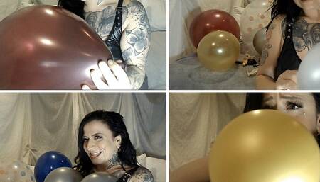 NON POP Balloons: Inflating Boobs, Stuffing, Squeaking!