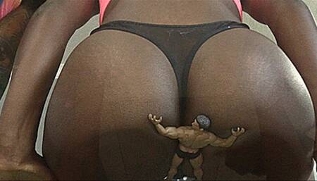 Ebony Giantess Beauties Ass Smother Shrunken Man With Paris Love & Renee Nuttz (HD 1080p MP4)