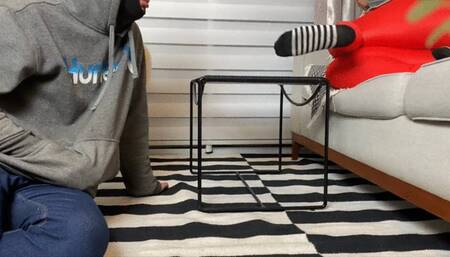 FOOT WORSHIP - SUCKING MY SOLES