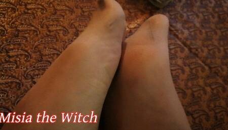 Calze velate fotticonto - Pantyhose cockcontrol