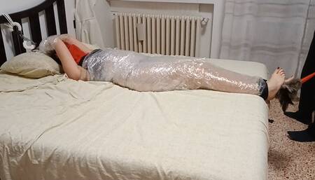 LOLA MUMMIFIED AND TICKLED